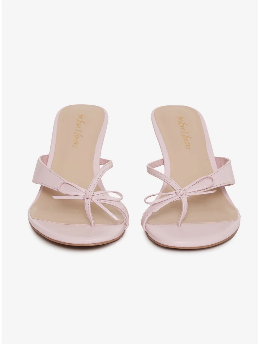 For Love and Lemons Pink Elea Heel Size 38, NWOT - Picture 3 of 6